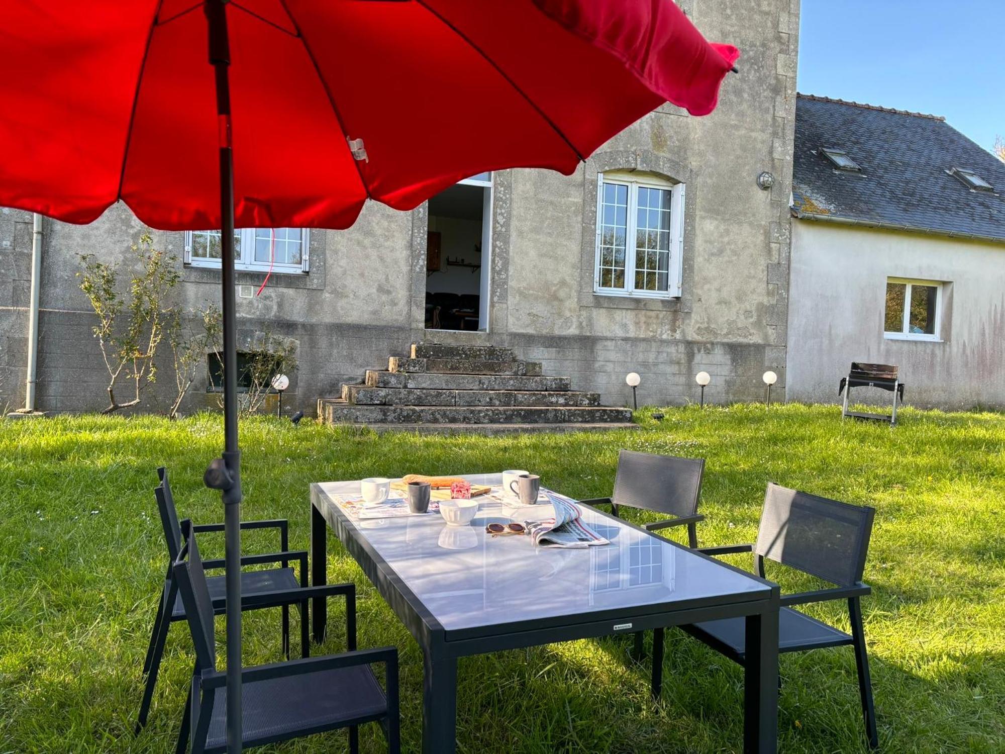 Jolie Maison De Campagne A 2Km De La Mer Plomodiern Exteriér fotografie